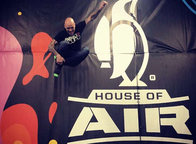 man jumping high in the air at San Antonio tx