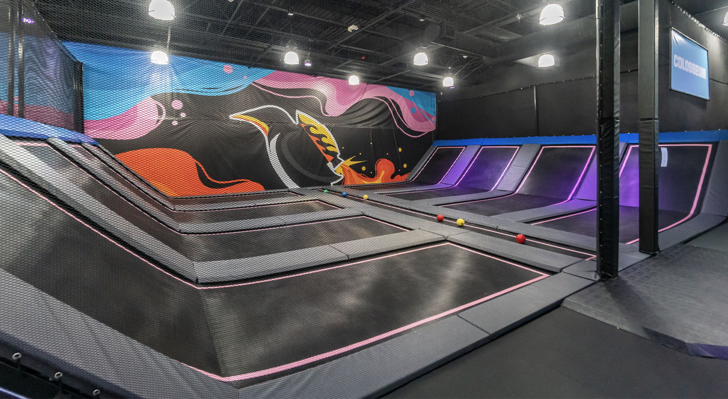 main dodgeball area at San Antonio